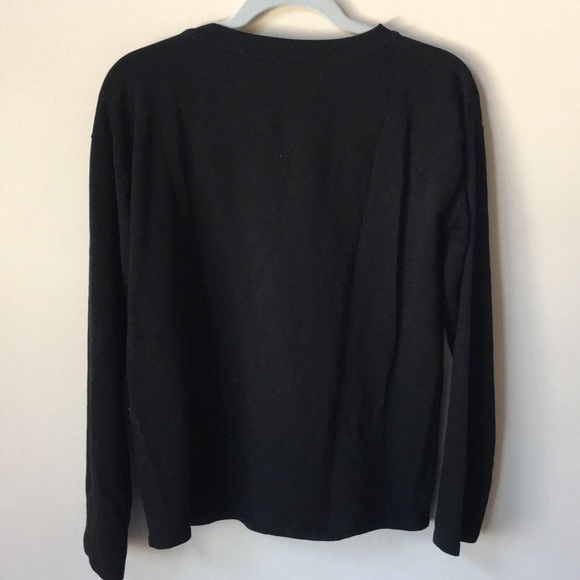 Embroidered Long Sleeve Graphic Tee - Picture 5 of 5